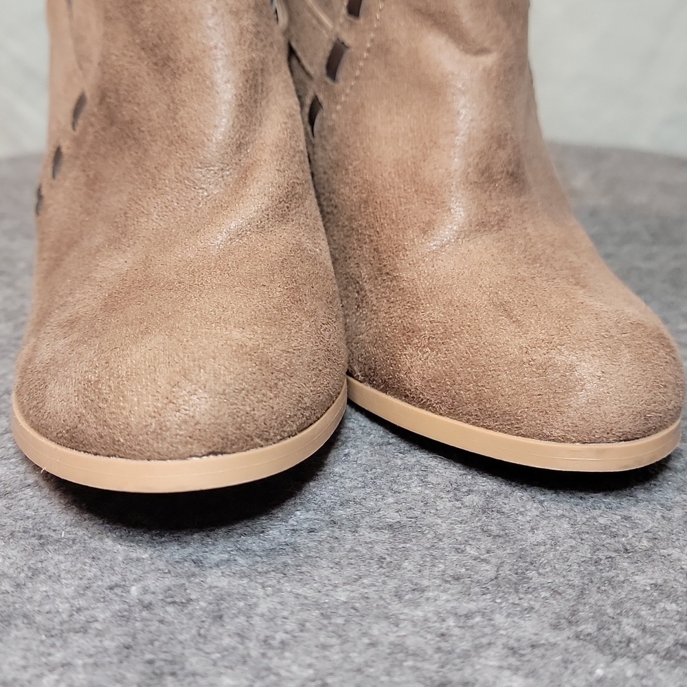 Brown Strappy Ankle Boots Qupid - Picture 5 of 14
